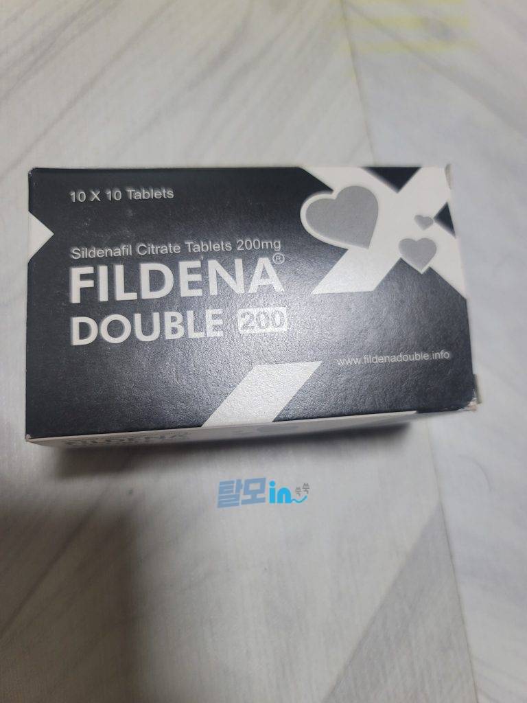 Click to view full screen 필데나 더블 200mg 100정 photo review