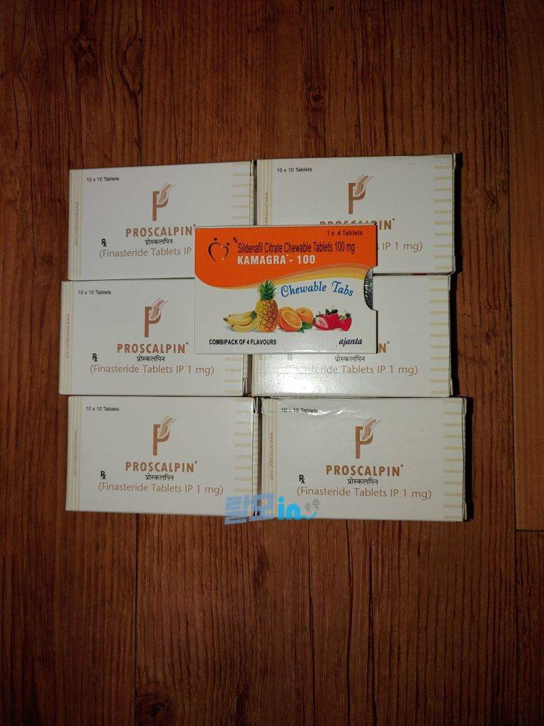 프로스칼핀 600정 photo review