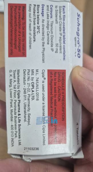 비달리스타 20mg 100정 photo review