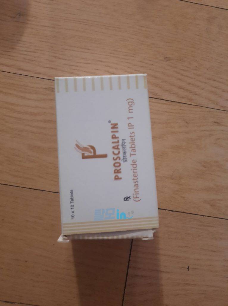 프로스칼핀 600정 photo review